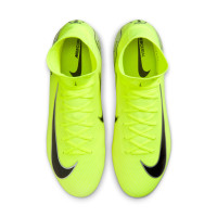 Nike Zoom Mercurial Superfly 10 Pro Gras Voetbalschoenen (FG) Neongeel Zwart Zilver