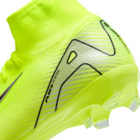 Nike Zoom Mercurial Superfly 10 Pro Gras Voetbalschoenen (FG) Neongeel Zwart Zilver