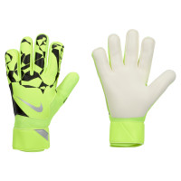 Nike Match Gants de Gardien de But Néon Jaune Noir Blanc