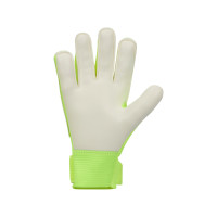 Nike Match Gants de Gardien de But Enfants Jaune Néon Noir Argenté