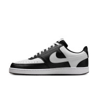 Nike Court Vision Low Sneakers Zwart Wit Zwart