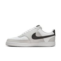 Nike Court Vision Low Baskets Gris Clair Blanc Noir