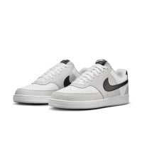 Nike Court Vision Low Baskets Gris Clair Blanc Noir