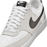 Nike Court Vision Low Baskets Gris Clair Blanc Noir