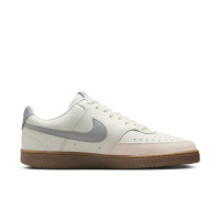 Nike Court Vision Low Baskets Blanc Argenté Brun Ocre