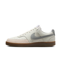 Nike Court Vision Low Baskets Blanc Argenté Brun Ocre