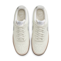 Nike Court Vision Low Sneakers Wit Zilver Okerbruin