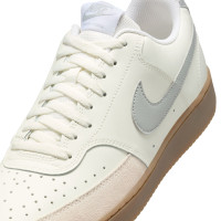 Nike Court Vision Low Baskets Blanc Argenté Brun Ocre