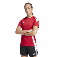 adidas Tiro 24 Trainingsset Dames Rood Zwart Wit