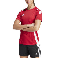 adidas Tiro 24 Trainingsset Dames Rood Zwart Wit