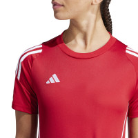 adidas Tiro 24 Trainingsshirt Dames Rood Wit