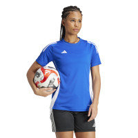 Maillot d'entraînement adidas Tiro 24 pour femme, bleu et blanc