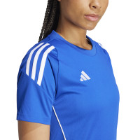 Maillot d'entraînement adidas Tiro 24 pour femme, bleu et blanc