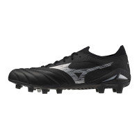 Mizuno Morelia Neo IV Beta Elite Gazon Naturel Chaussures de Foot (FG) Noir Argenté