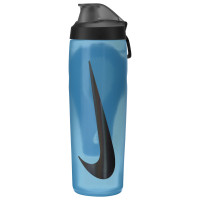 Nike Refuel Locking Drinkbus 709ML Lichtblauw Zwart