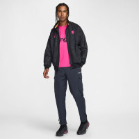 Nike Chelsea Anthem Trainingsjack 2024-2025 Zwart Geel Roze