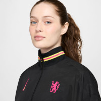 Nike Chelsea Anthem Veste d'Entraînement 2024-2025 Femmes Noir Jaune Rose