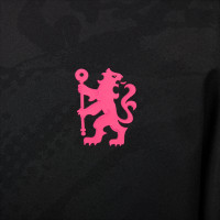 Nike Chelsea Anthem Trainingsjack 2024-2025 Dames Zwart Geel Roze