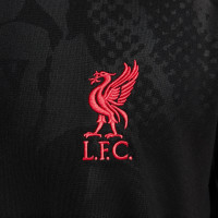 Nike Liverpool Pre-Match Maillot d'Entraînement 2024-2025 Noir Jaune Rouge