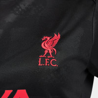 Nike Liverpool Pre-Match Maillot d'Entraînement 2024-2025 Femmes Noir Jaune Rouge