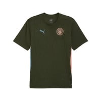 PUMA Manchester City Ensemble Training 2024-2025 Vert Olive Bleu Clair Rose