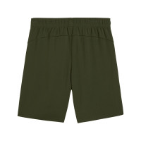 PUMA Manchester City Short d'Entraînement 2024-2025 Vert Olive Bleu Clair Rose