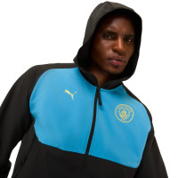 PUMA Manchester City Pumatech Veste d'Entraînement 2024-2025 Noir Bleu