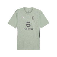 PUMA AC Milan Maillot d'Entraînement 2024-2025 Vert Gris Rose Clair