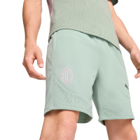 PUMA AC Milan Short d'Entraînement 2024-2025 Vert Gris Rose Clair