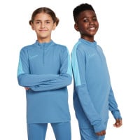 Haut d'entraînement Nike Academy 23 1/4-Zip pour enfant bleu clair