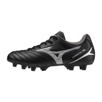 Mizuno Monarcida Neo III Select Gazon Naturel Chaussures de Foot (FG) Enfants Noir Argenté