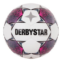 Derbystar Brillant Energy Voetbal Maat 5 Wit Roze Zwart