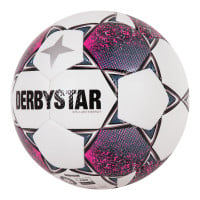 Derbystar Brillant Energy Voetbal Maat 5 Wit Roze Zwart