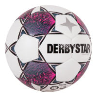 Derbystar Brillant Energy Voetbal Maat 5 Wit Roze Zwart