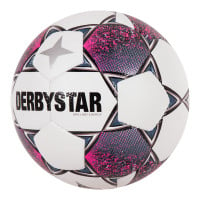 Derbystar Brillant Energy Voetbal Maat 5 Wit Roze Zwart