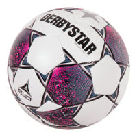 Derbystar Brillant Energy Voetbal Maat 5 Wit Roze Zwart