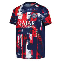 Nike Paris Saint-Germain Ensemble Training 2024-2025 Enfants Bleu Foncé Rouge