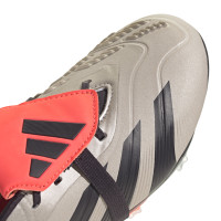 adidas Predator Elite FT Gras Voetbalschoenen (FG) Kids Zilver Zwart Roze