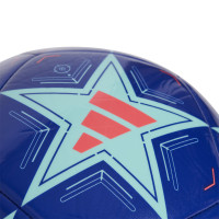 Ballon de football adidas UEFA Champions League Club Taille 5 Bleu Turquoise Orange