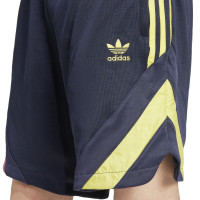 Pantalon adidas Juventus Originals 2024-2025 bleu foncé rose jaune