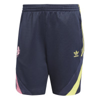 Pantalon adidas Juventus Originals 2024-2025 bleu foncé rose jaune