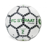 Football de rue Touzani FC Street Taille 5 blanc noir vert