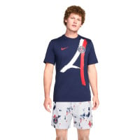 Nike Paris Saint-Germain Iconic Ensemble Woven 2024-2025 Bleu Foncé Blanc Rouge