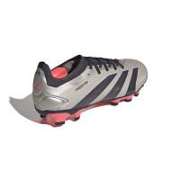 adidas Predator Pro Gazon Naturel Gazon Artificiel Chaussures de Foot (FG) Argenté Noir Rose