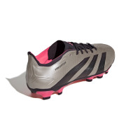 adidas Predator League Gras / Kunstgras Voetbalschoenen (MG) Zilver Zwart Roze