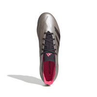 adidas Predator League Gazon Naturel Gazon Artificiel Chaussures de Foot (MG) Argenté Noir Rose