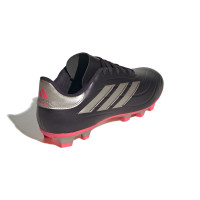 adidas Copa Pure 2 Club Gras / Kunstgras Voetbalschoenen (MG) Donkerpaars Zilver Roze