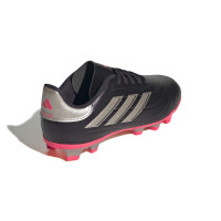 adidas Copa Pure 2 Club Gazon Naturel Gazon Artificiel Chaussures de Foot (MG) Enfants Mauve Foncé Argenté Rose