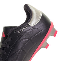 adidas Copa Pure 2 Club Gazon Naturel Gazon Artificiel Chaussures de Foot (MG) Enfants Mauve Foncé Argenté Rose