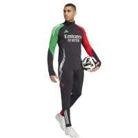 adidas Arsenal Trainingspak 1/4-Zip Europees 2024-2025 Zwart Groen Rood Wit